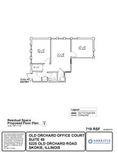 5225 Old Orchard Rd, Skokie, IL à louer Plan d’étage- Image 1 de 1