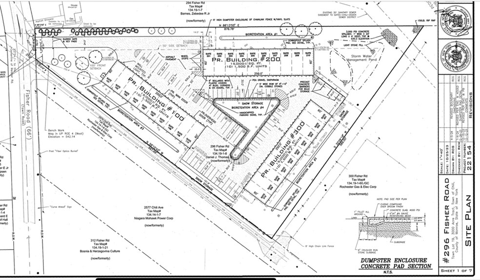 296 Fisher Rd, Rochester, NY à louer - Plan de site - Image 3 de 6