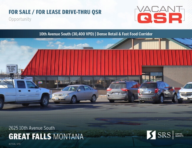 Plus de détails pour 2625 10th Ave S, Great Falls, MT - Commerce de détail à vendre