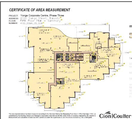 4100 Yonge St, Toronto, ON à louer Plan d’étage- Image 1 de 1