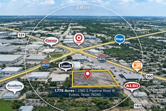 More details for 2172 Pipeline W rd, Euless, TX - Land for Sale