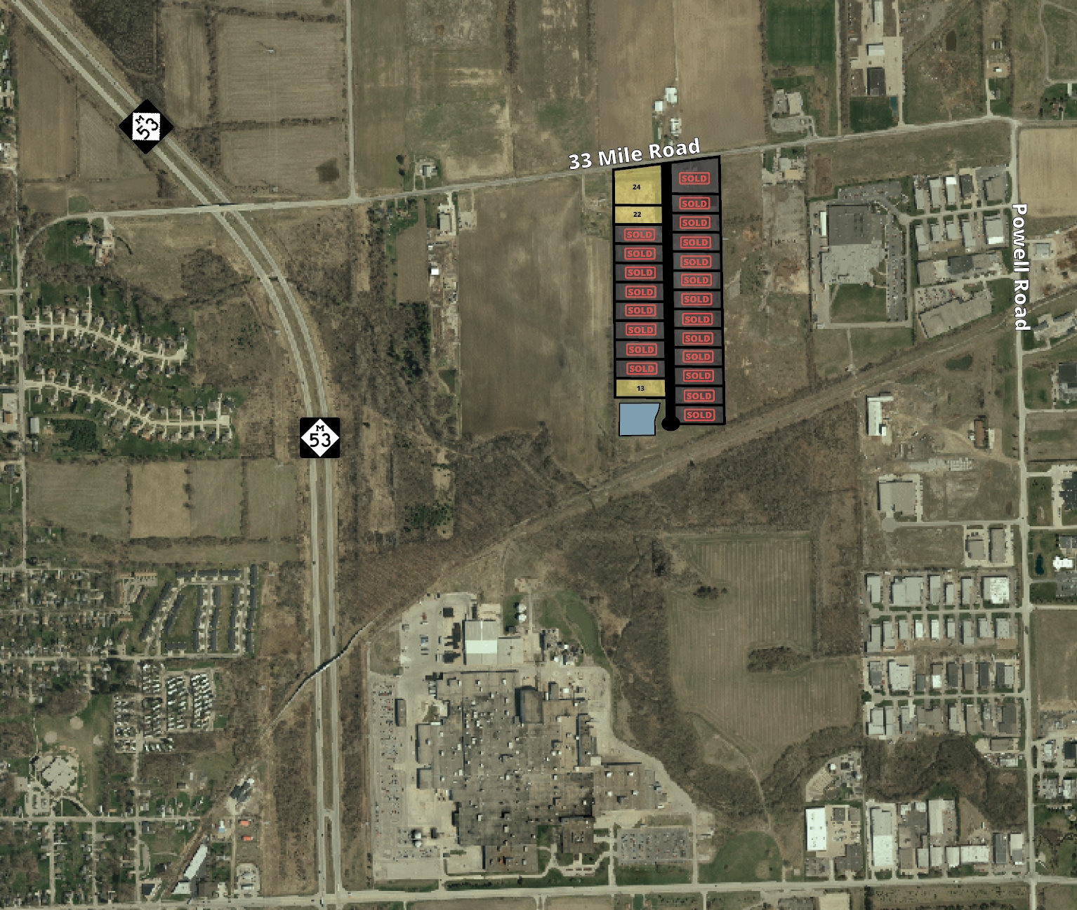 33 Mile Rd & M-53, Bruce Township, MI for sale Building Photo- Image 1 of 2