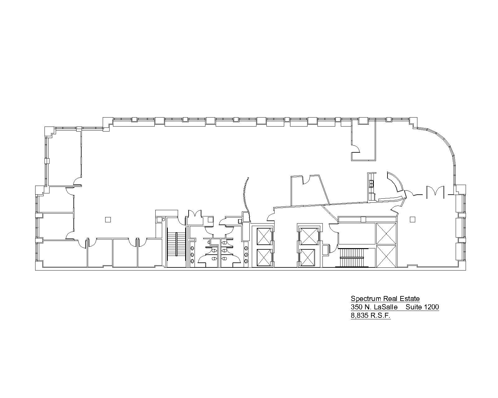 350 N LaSalle St, Chicago, IL à louer Plan d’étage- Image 1 de 5