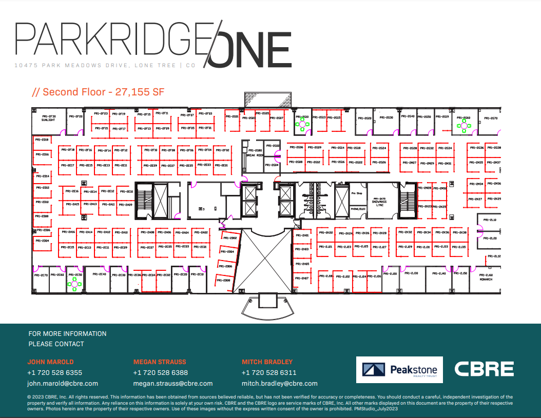 10475 Park Meadows Dr, Lone Tree, CO à vendre Plan d  tage- Image 1 de 1