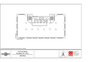 32 Court St, Brooklyn, NY à louer Plan de site- Image 1 de 2