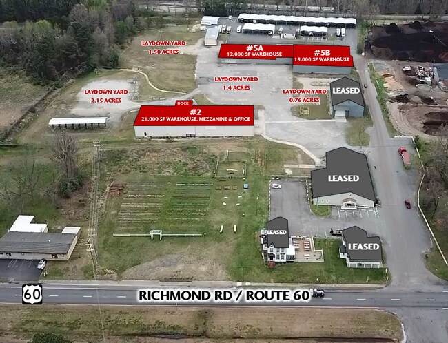 Plus de détails pour 7822 Richmond Rd, Toano, VA - Local d'activités, Industriel à louer