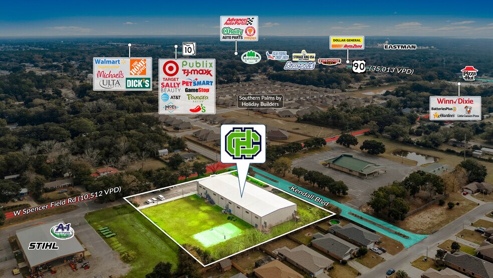 4805 W Spencer Field Rd, Pace, FL à vendre - Photo du bâtiment - Image 2 de 5