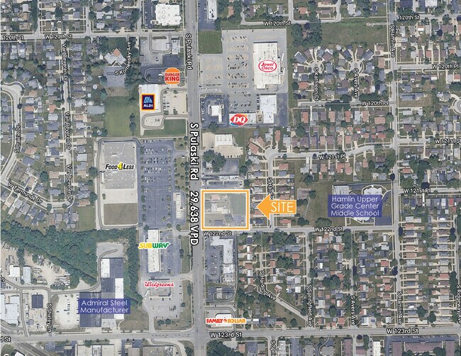 More details for 12159 S Pulaski Rd, Alsip, IL - Land for Lease