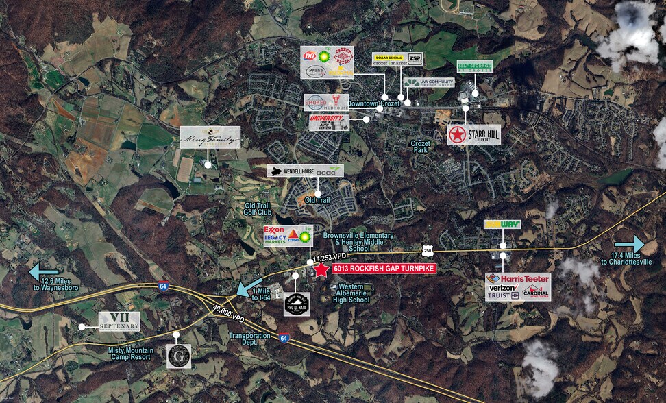 6013 Rockfish Gap Tpke, Crozet, VA à vendre - Photo du bâtiment - Image 3 de 4