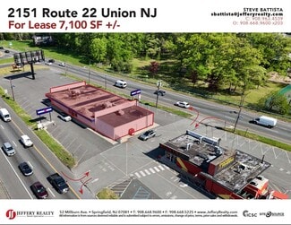 Plus de détails pour 2151 Route 22, Union Township, NJ - Commerce de détail à louer