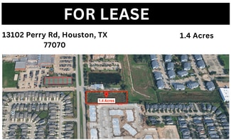 Plus de détails pour 13102 Perry rd, Houston, TX - Terrain à louer