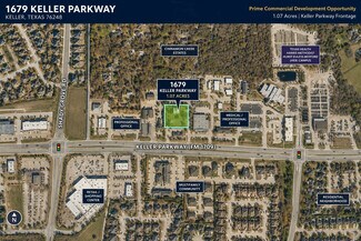 Plus de détails pour 1679 Keller Pkwy, Keller, TX - Terrain à vendre
