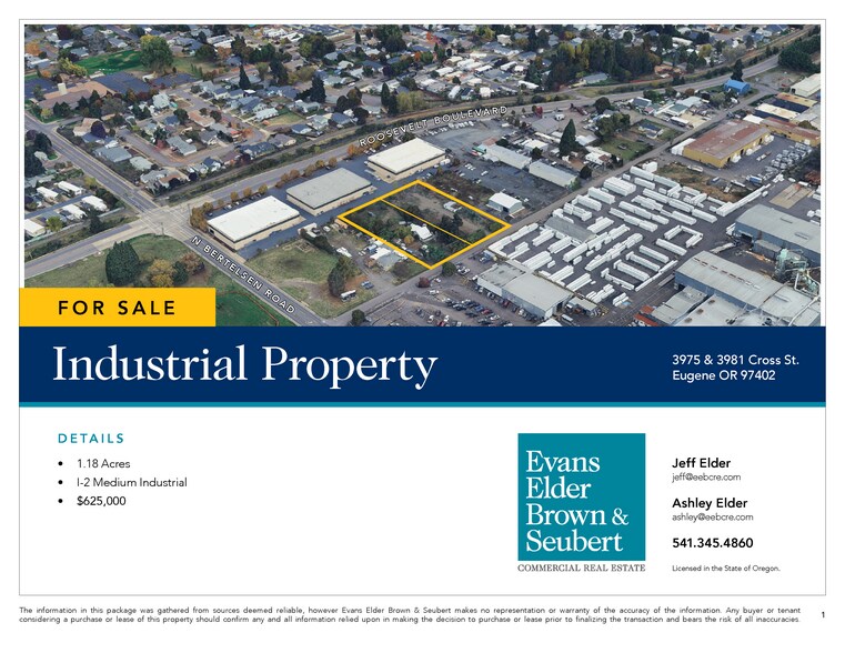 3975 Cross St, Eugene, OR à vendre - Photo du bâtiment - Image 2 de 4