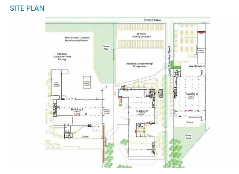 3 Building Portfolio Vacant portfolio of 3 properties for sale on LoopNet.ca - Site Plan - Image 2 of 6
