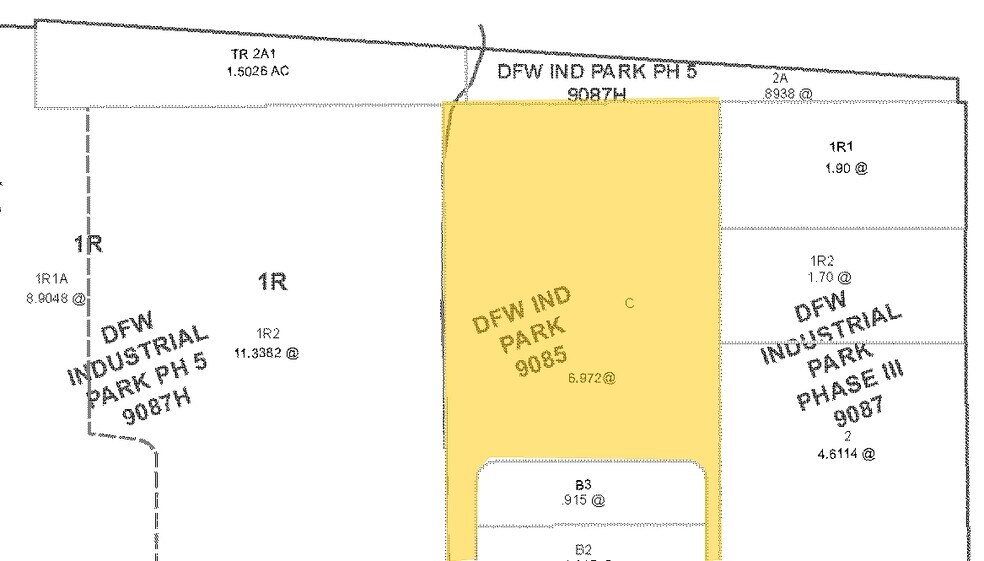 805 Port America Pl, Grapevine, TX à louer - Plan cadastral - Image 2 de 5