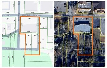 303 S Poplar St, Paris, TN - Aerial map view