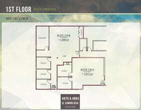 4970 El Camino Real, Los Altos, CA for lease Floor Plan- Image 1 of 1