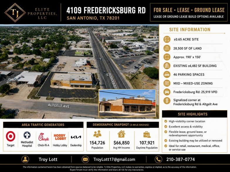 4109 Fredericksburg Rd, San Antonio, TX for sale - Building Photo - Image 2 of 4