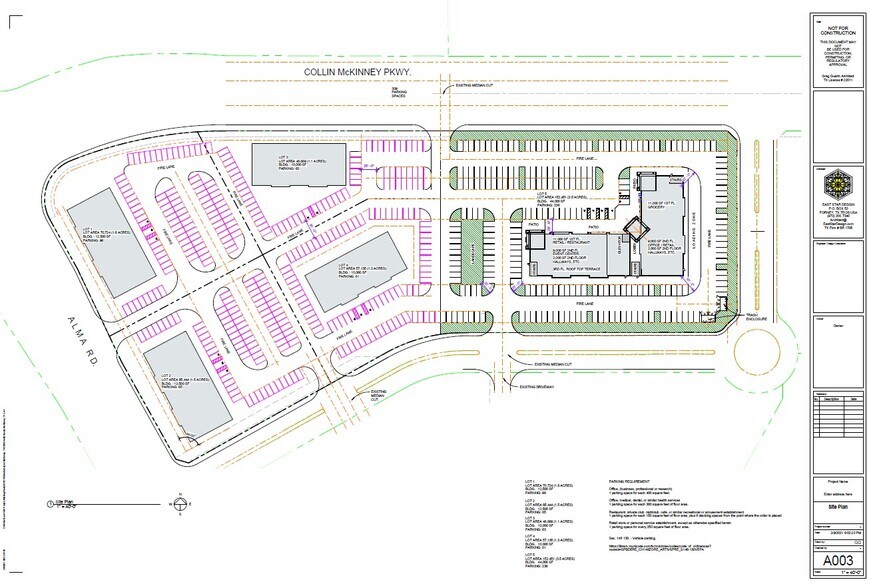 6751 Wellness Way, McKinney, TX à louer - Plan de site - Image 2 de 3