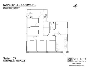 24W500 Maple Ave, Naperville, IL à louer Plan d  tage- Image 1 de 1