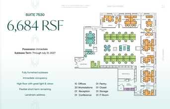 350 Fifth Ave, New York, NY à louer Plan d’étage- Image 1 de 5