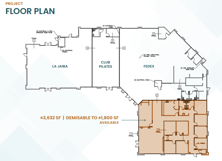 10-130 E Hamilton Ave, Campbell, CA for lease Floor Plan- Image 1 of 1