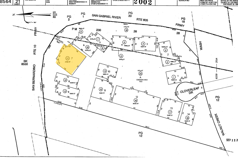 434 Cloverleaf Dr, Baldwin Park, CA for sale - Plat Map - Image 1 of 1