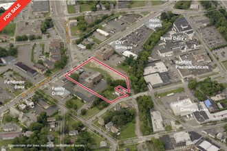 423 W. Onondaga St, Syracuse, NY - Aérien Vue de la carte