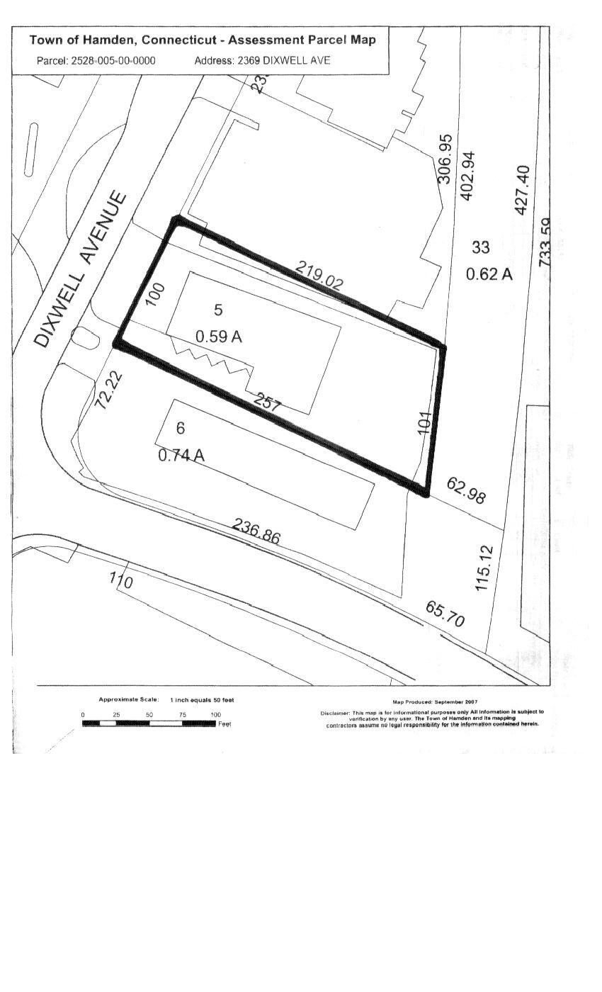 2369 Dixwell Ave, Hamden, CT à louer Plan de site- Image 1 de 5
