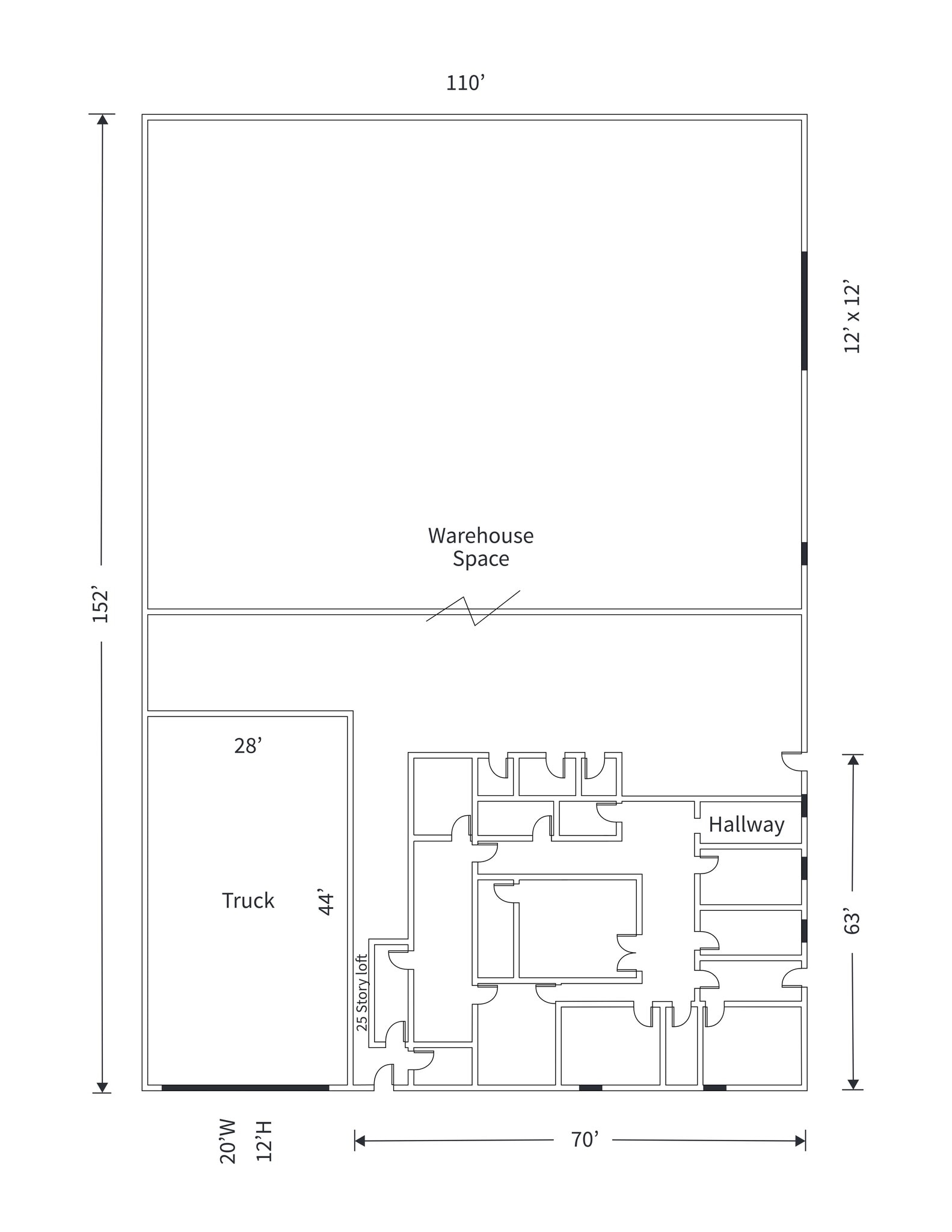 11949 Borden Ave, San Fernando, CA à louer Plan de site- Image 1 de 1