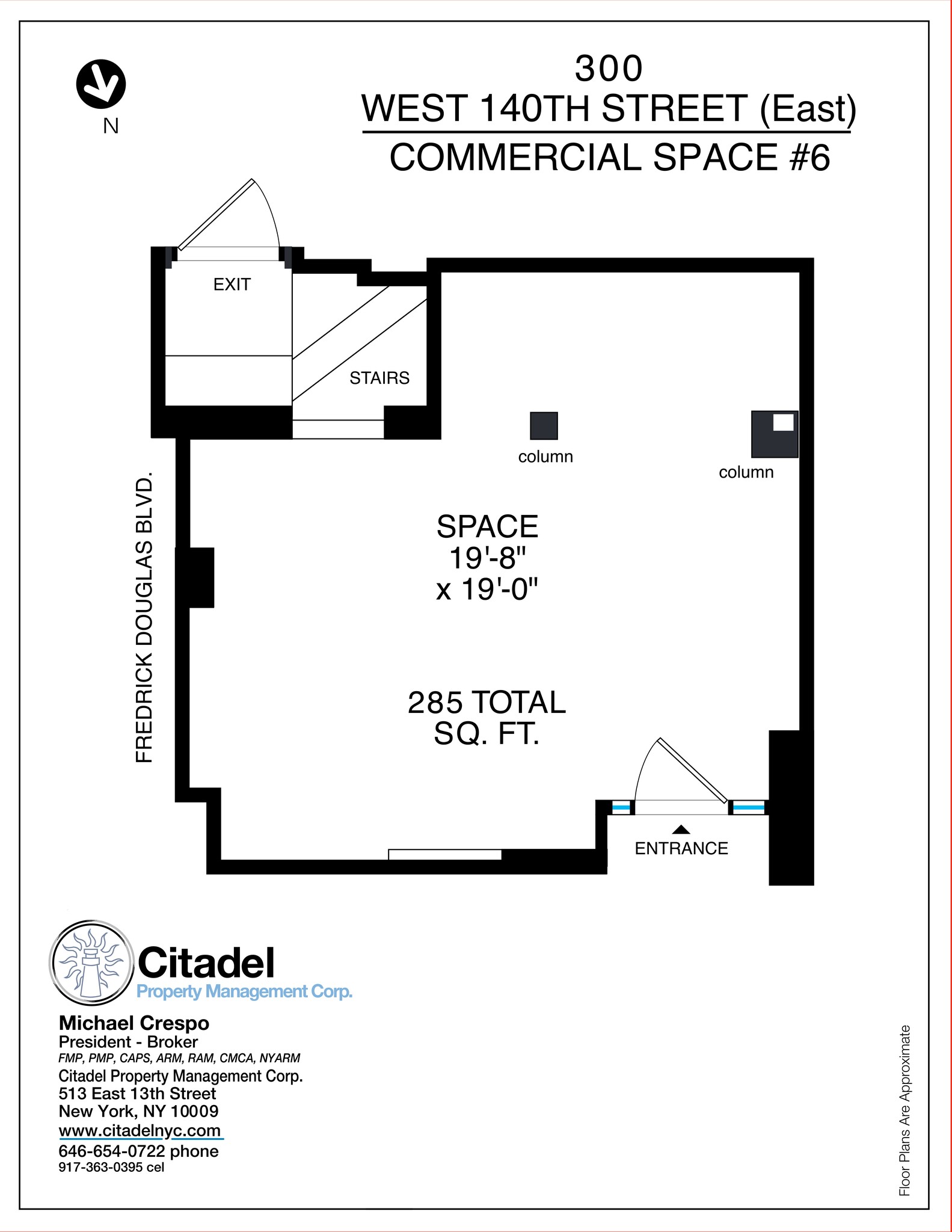 300 140th st, New York, NY à louer Plan de site- Image 1 de 1