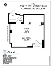 300 140th st, New York, NY à louer Plan de site- Image 1 de 1