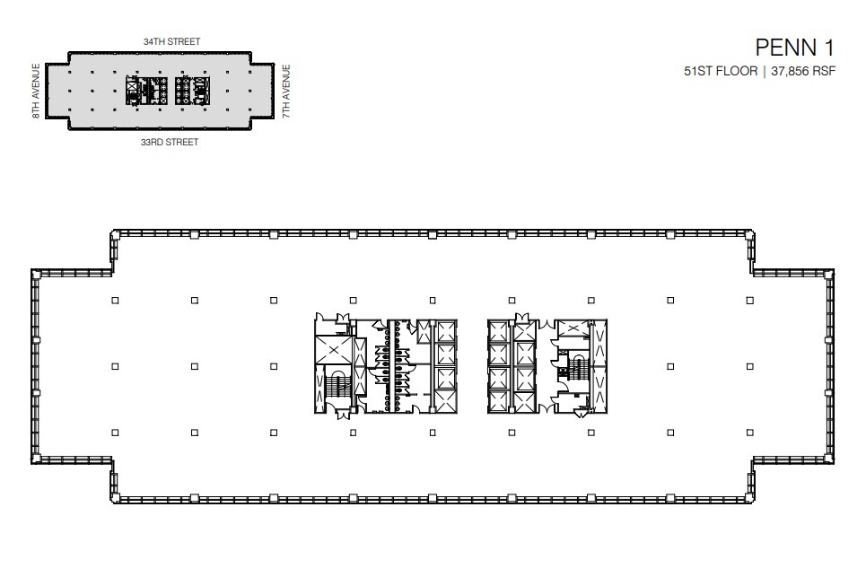 PENN 1, New York, NY à louer Plan d’étage- Image 1 de 1