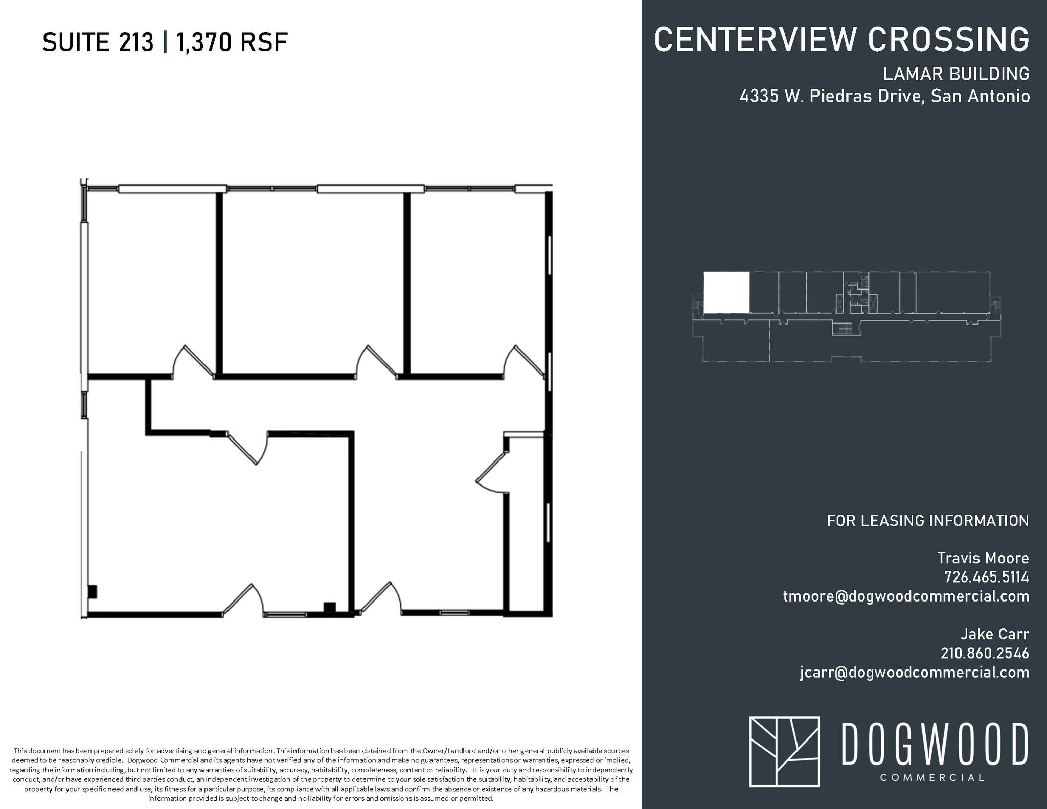 4538 Centerview Dr, San Antonio, TX à louer Plan d  tage- Image 1 de 1