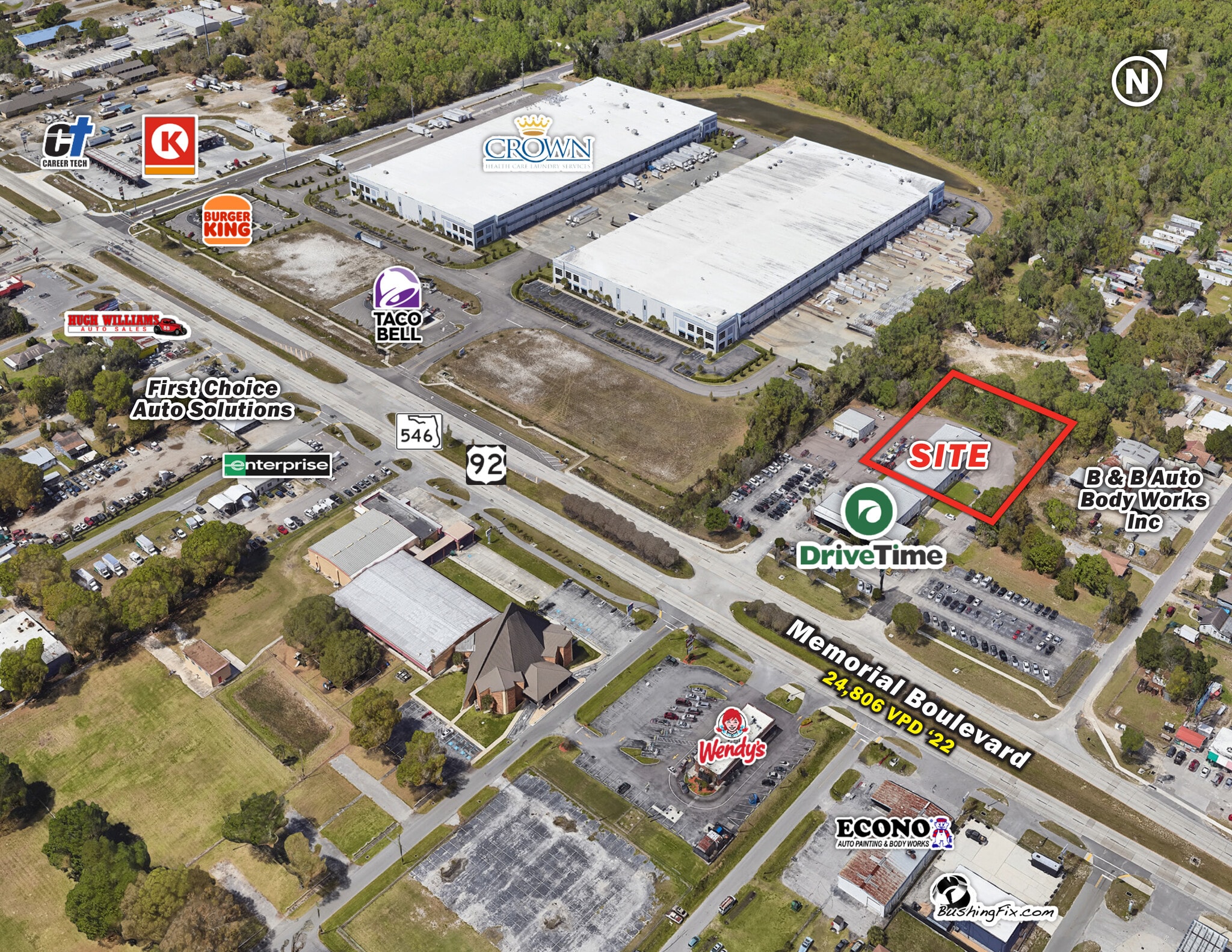 1825 W Memorial Blvd, Lakeland, FL for lease Primary Photo- Image 1 of 3