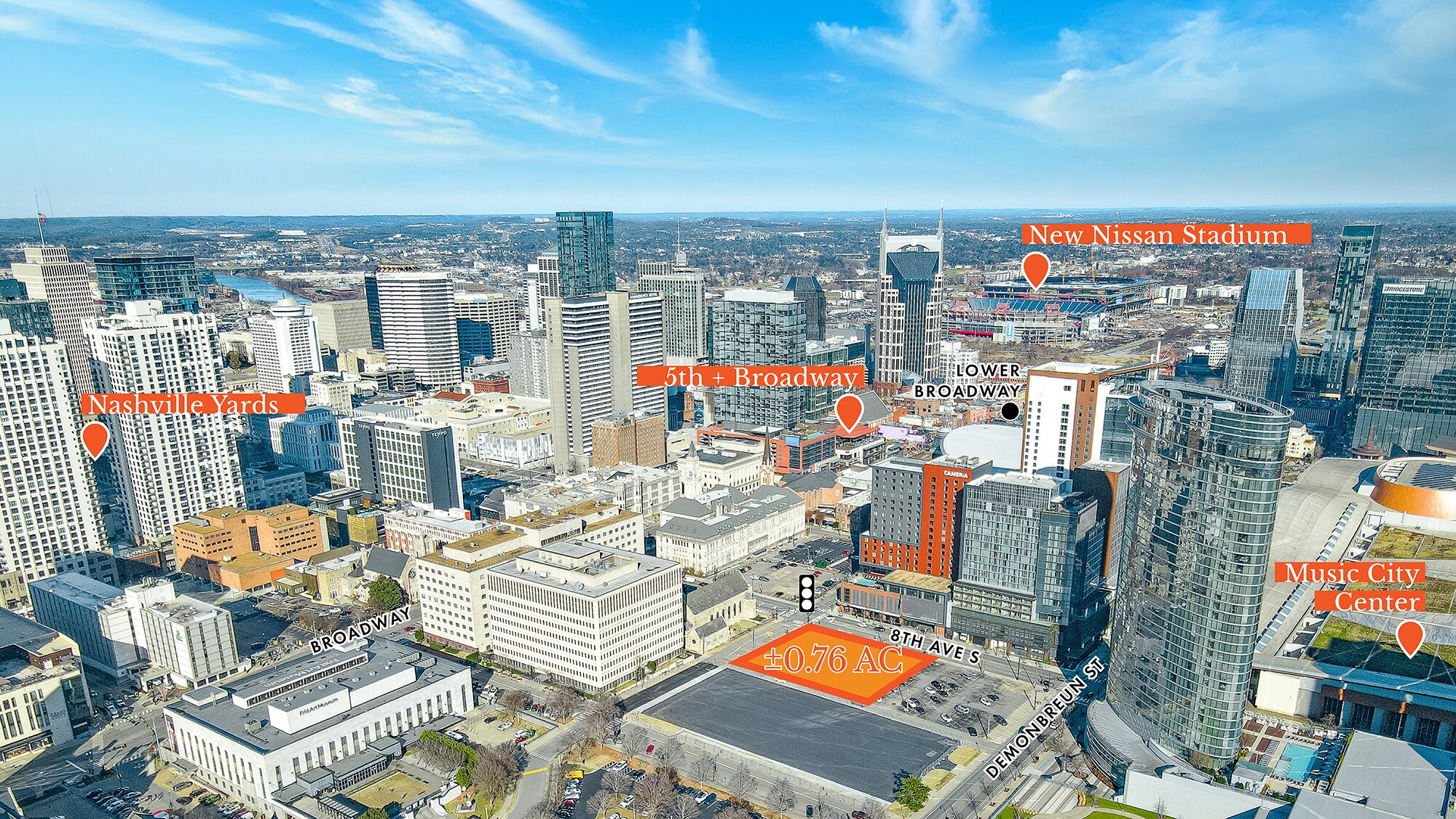 121 & 125 8th Avenue South, Nashville, TN à vendre Photo principale- Image 1 de 3