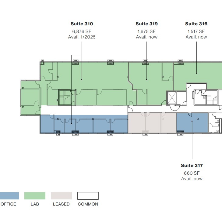 3030 Bunker Hill St, San Diego, CA à louer Plan d  tage- Image 1 de 1