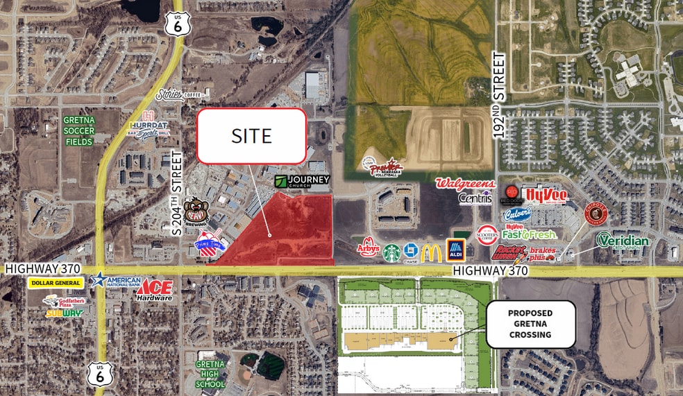 200th Street & Highway 370, Gretna, NE for sale - Primary Photo - Image 1 of 1