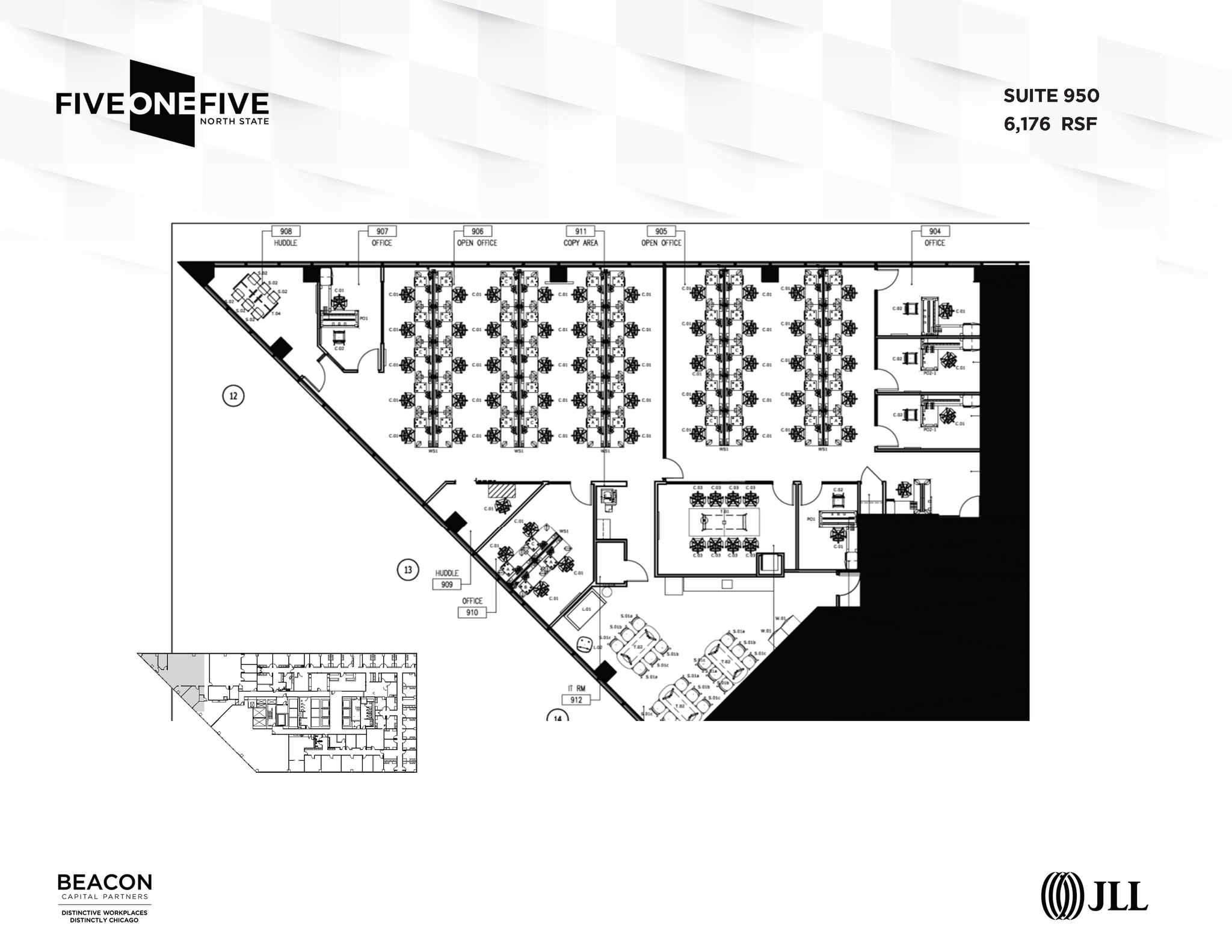 515 N State St, Chicago, IL for lease Floor Plan- Image 1 of 1
