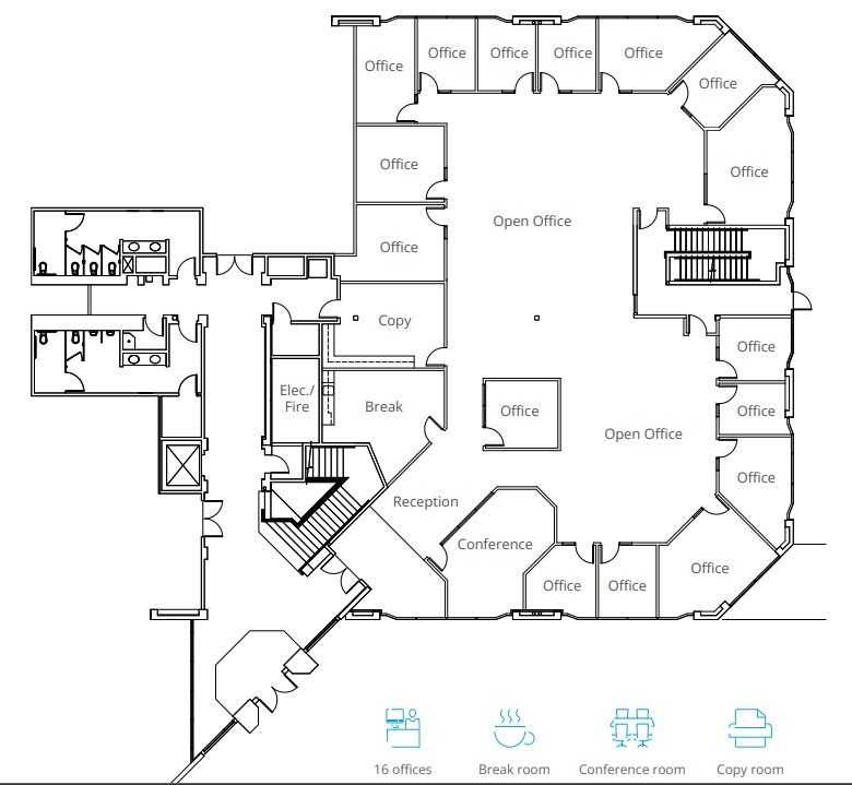 7077 Koll Center Pky, Pleasanton, CA à louer Plan d’étage- Image 1 de 1