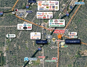 2230 Fort St, Lincoln Park, MI - AERIAL  map view - Image1