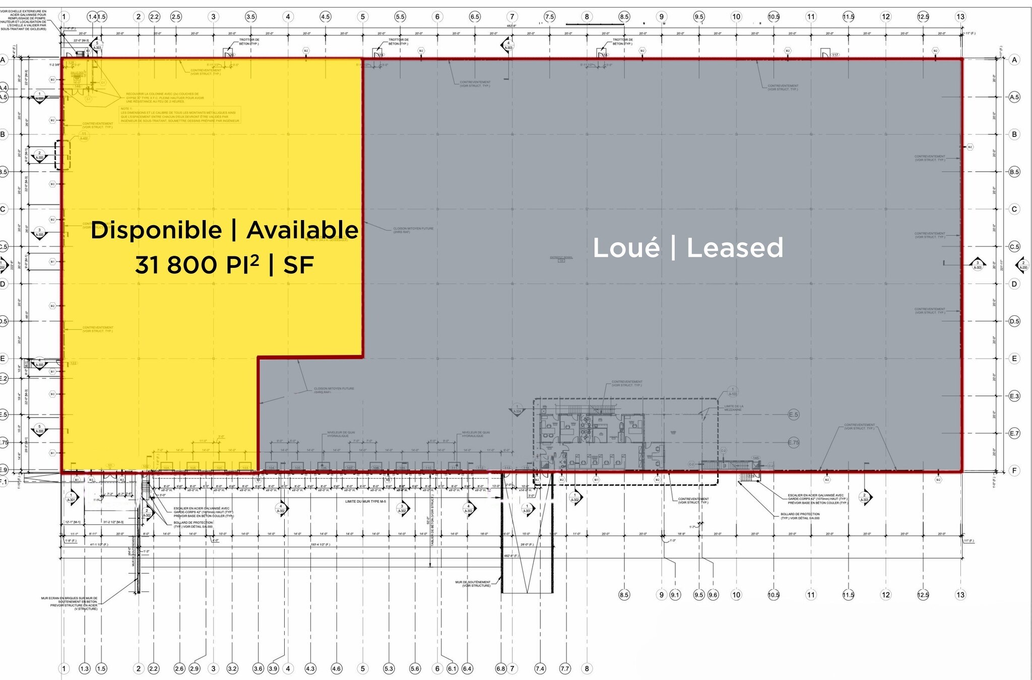 350 Rue Hans-Zimmerman, Châteauguay, QC for lease Floor Plan- Image 1 of 1