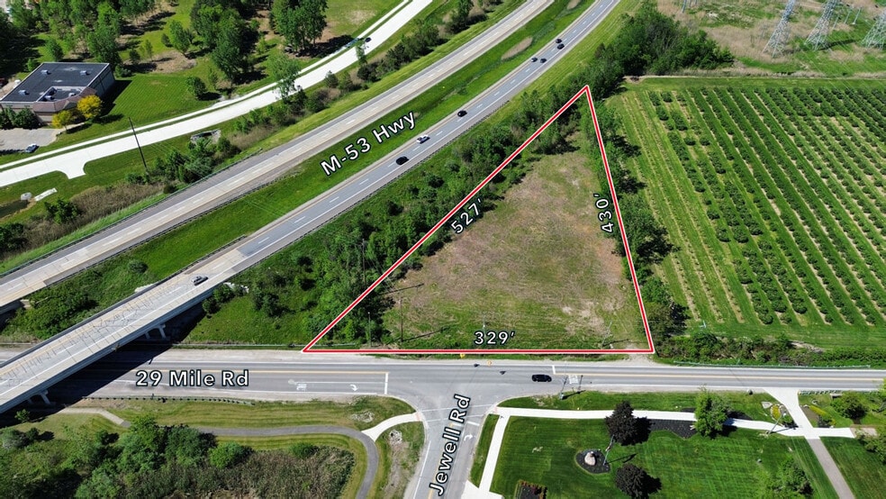 11825 29 Mile Rd, Washington, MI for sale - Aerial - Image 2 of 2