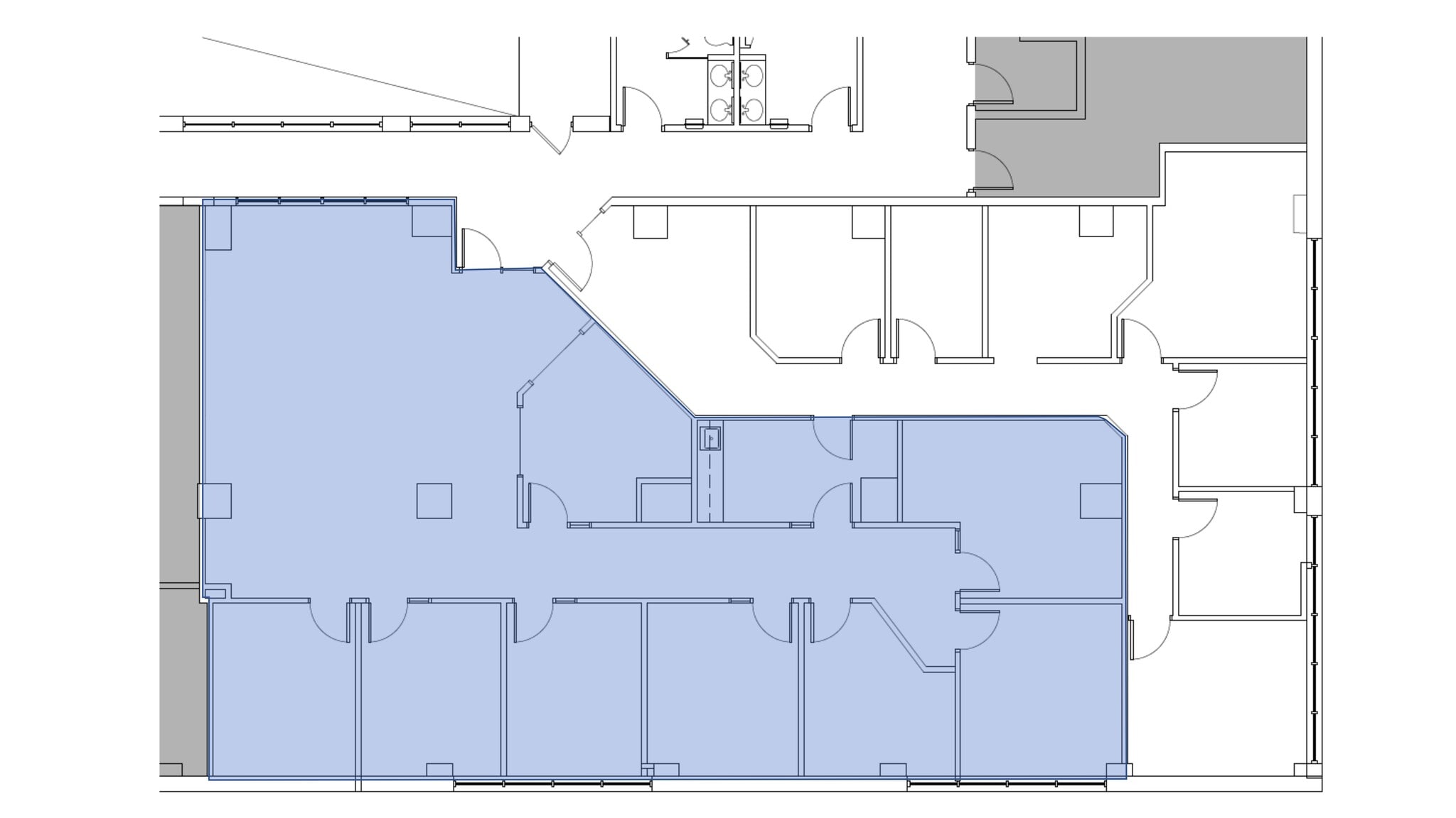 429 N Pennsylvania St, Indianapolis, IN à louer Plan de site- Image 1 de 1