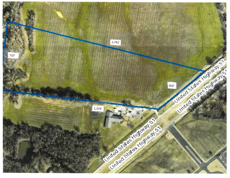 8901 US Highway 51 N, Millington, TN à vendre - Plan cadastral - Image 2 de 2