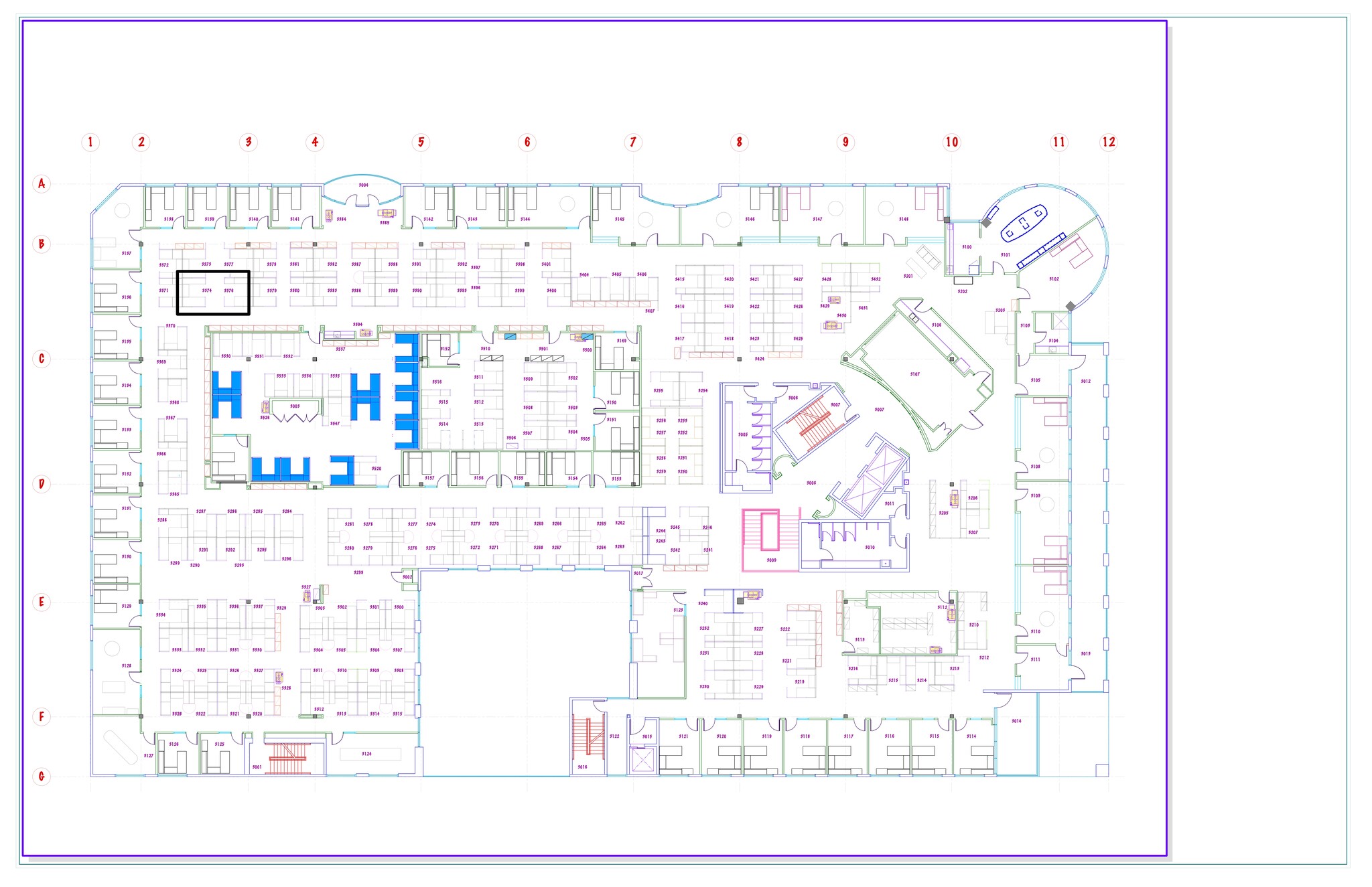 115 N 1st St, Burbank, CA à louer Plan de site- Image 1 de 2