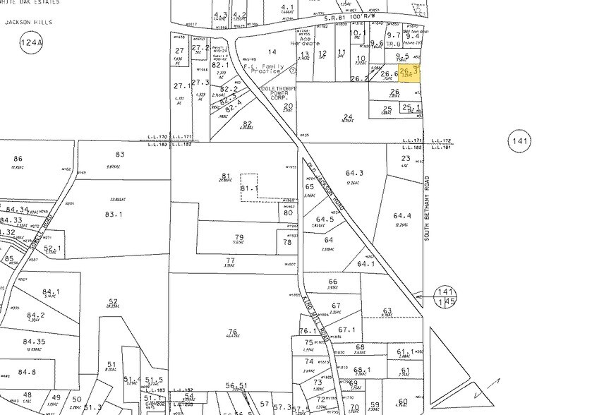 62 S Bethany Rd, McDonough, GA à vendre - Plan cadastral - Image 2 de 2