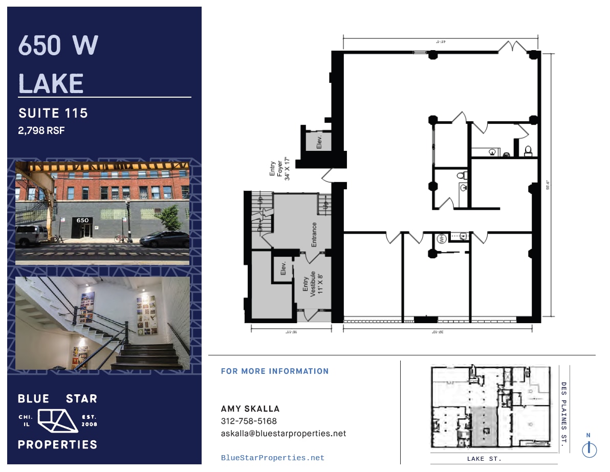650 W Lake St, Chicago, IL à louer Plan d’étage- Image 1 de 1