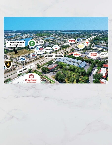 5101 Tamiami Trl E, Naples, FL for lease - Aerial - Image 2 of 8