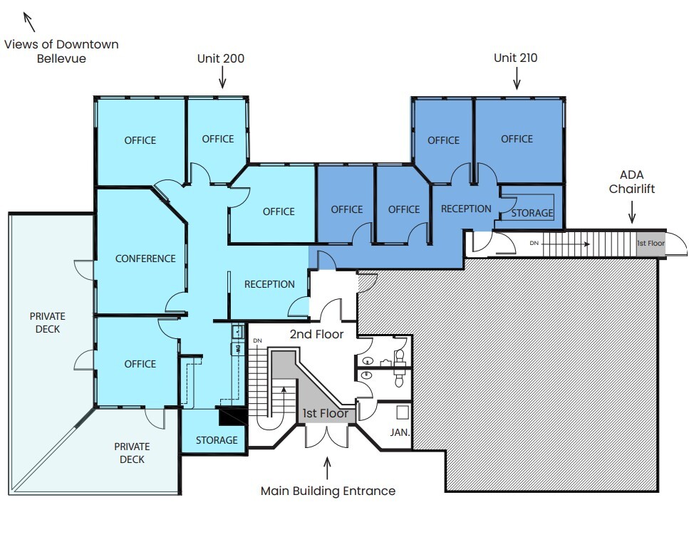 365 118th Ave SE, Bellevue, WA 98005 - Unit 200A -  - Floor Plan - Image 1 of 1